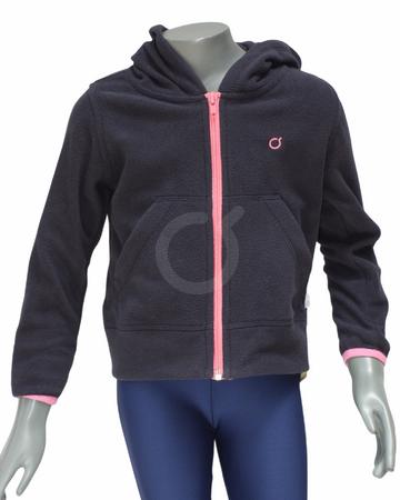 <p>Chompa con capucha y cierre visto. Bolsillos canguro. Tela inteligente t&eacute;rmica micropolar; mantiene estable la temperatura del cuerpo.</p>

<p>Fucsia con cierre crudo.</p>

<p>Azul con cierre rosado.</p>
