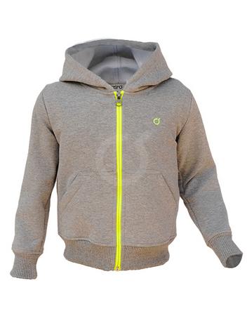 <p>Buzo con capucha y cierre visto. Bolsillos canguro. Fleece perchado.</p>

<p>&nbsp;</p>

