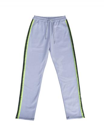 <p>Pantalón calentador.  Franja sublimada con diseño negro/amarillo fosforescente.  Fleece perchado extra-suave.  Para niños y hombres.</p>
