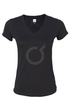 <p>Camiseta cuello en V.&nbsp; Tela tipo algodon.</p>
