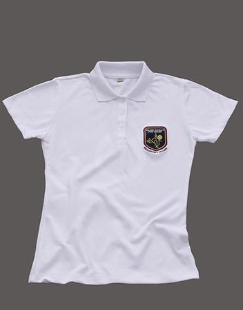 <p>Camiseta tipo polo de alta durabilidad. Blanca. Sello. Pique star. Cintura marcada. Mangas cortas.</p>

<p> </p>
