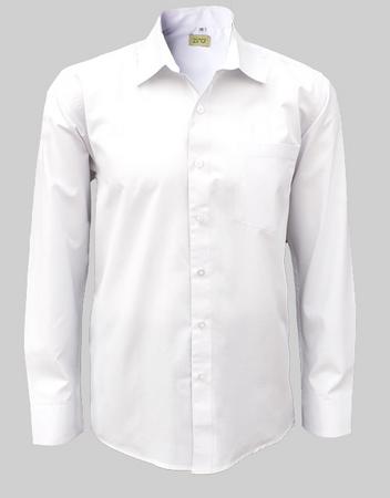 <p>Camisa manga larga. Blanco. Gabardina de camisa.</p>
