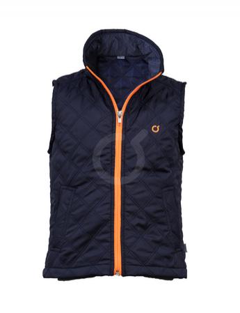 <p>Chaleco abrigado.&nbsp; Por fuera repele al agua, por dentro afelpado.</p>
